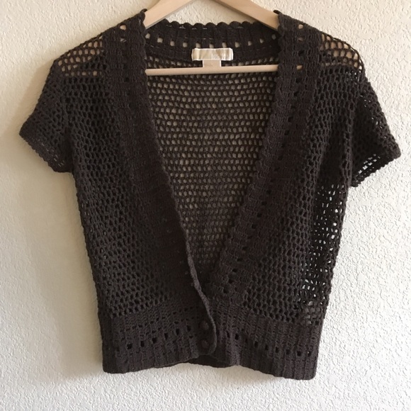 Michael Kors Tops - Michael Kors Crochet Cardigan